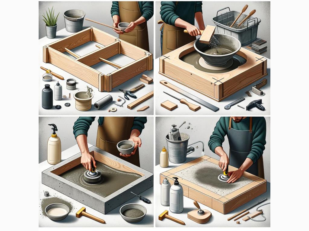 Jak zrobić betonowy stół? – DIY