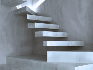 Mikrocement na schodach – trwałość, design i nowoczesność w jednym