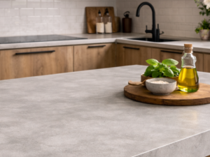 Blat z betonu czy blat pokryty mikrocementem? Porównanie, koszty, trwałość i pielęgnacja