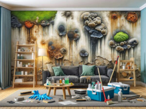 Grzyb i Pleśń na Ścianie w Domu: Jak Skutecznie Usunąć i Zapobiegać