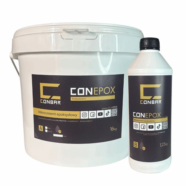 CONEPOX Base L/XL – gruboziarnisty mikrocement epoksydowy
