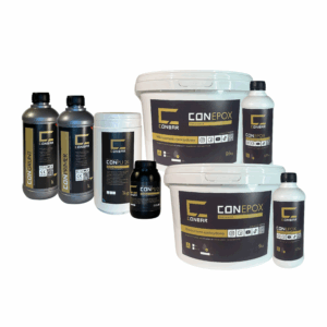 Mikrocement epoksydowy na schody – Zestaw 10m² | Jednolity Efekt