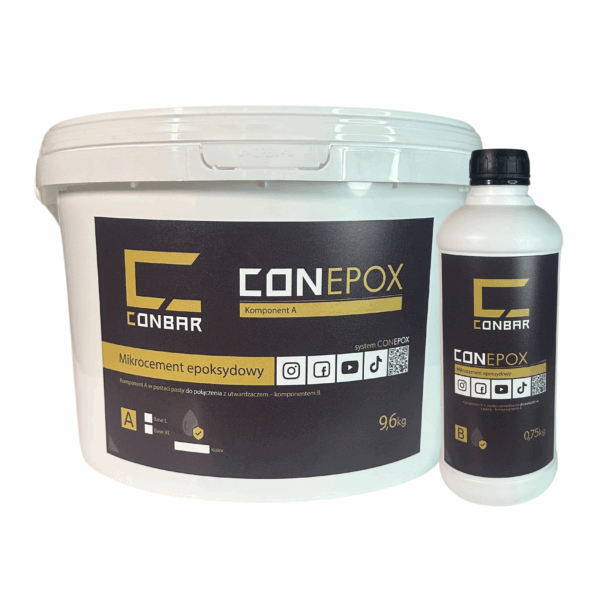 CONEPOX Base L/XL – gruboziarnisty mikrocement epoksydowy