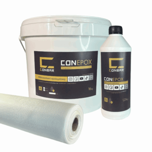 CONEPOX + siatka SLIM - przygotowanie posadzki 10m²