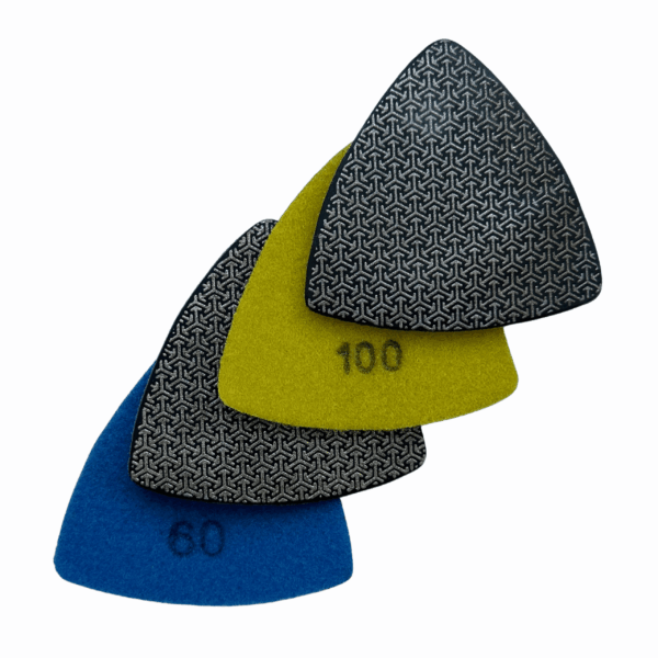 Trójkątna galwanizowana nakładka szlifierska