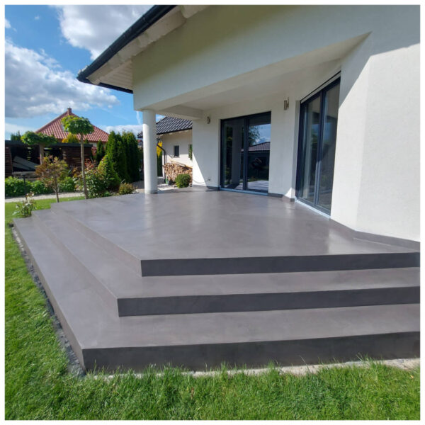 Mikrocement na zewnątrz – Zestaw 10m² | Tarasy i Balkony